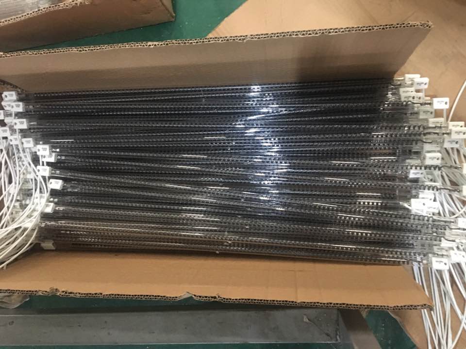 carbon fiber heat lamp for drying paper