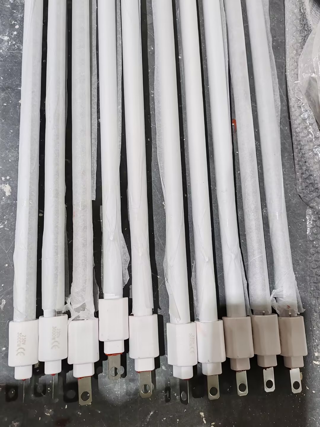 230v 2600w infrared carbon fiber heating lamp