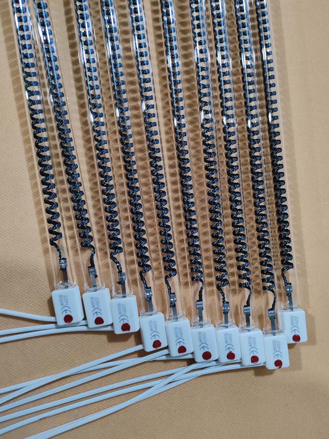 quartz carbon infrared heating element